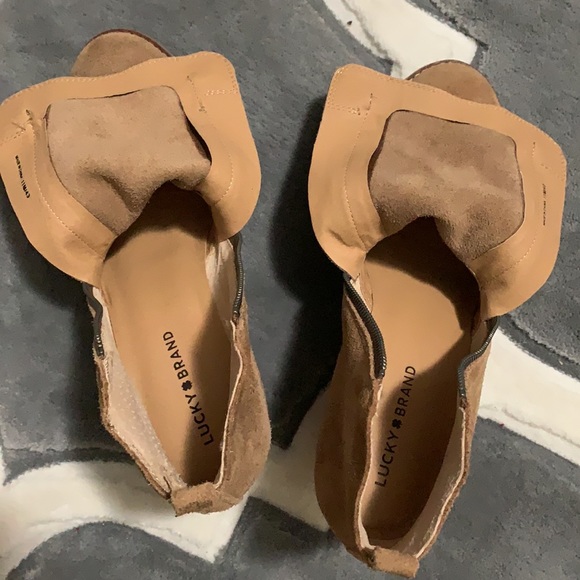 Lucky brand suede booties - Picture 4 of 5